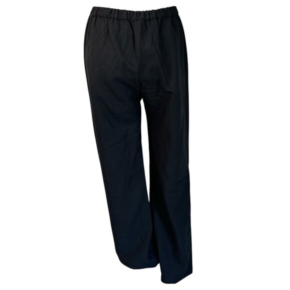 Enza Costa Everywhere Pants in Black 1 Small New Womens Relaxed Trousers - Picture 7 of 14